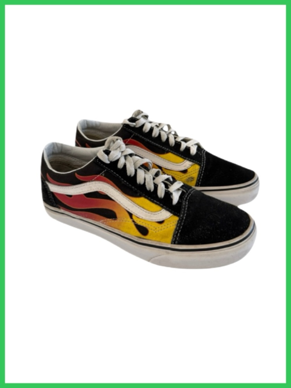 Vans Old Skool “Flame” Low Top Skate Unisex Sneakers